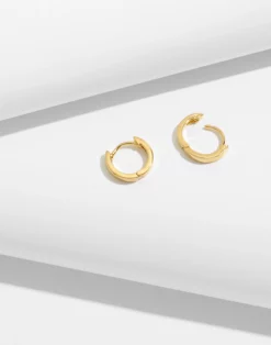 Madewell Delicate Collection Demi-Fine Huggie Mini Hoop Earrings