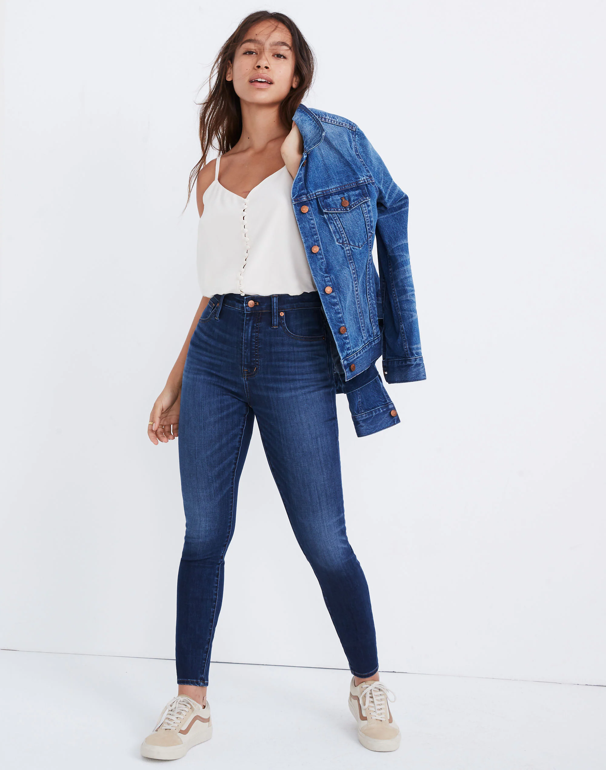 Madewell Curvy High-Rise Skinny Jeans In Danny Wash: TENCEL™ Denim Edition - Image 3