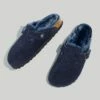 Madewell Birkenstock® Suede Boston Clogs In Shearling