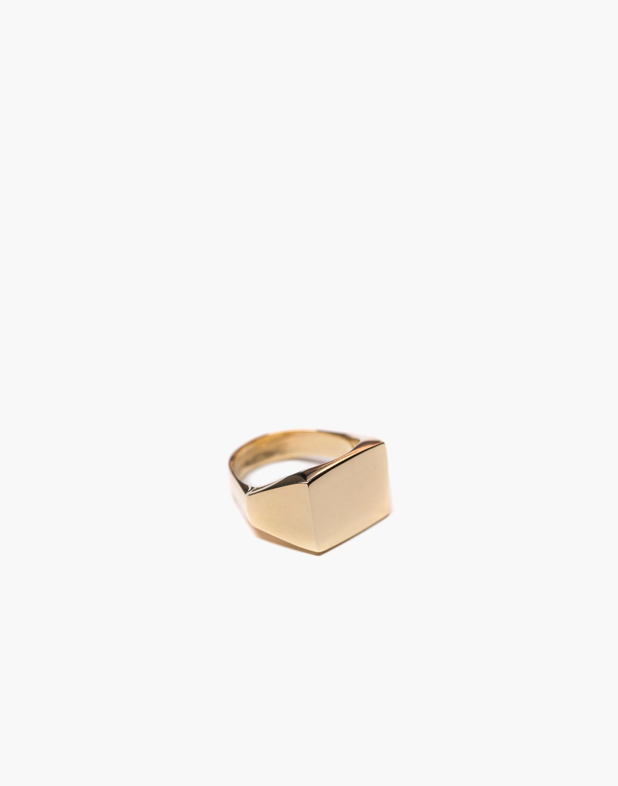 Madewell Charlotte Cauwe Studio Brass Delicate Signet Ring