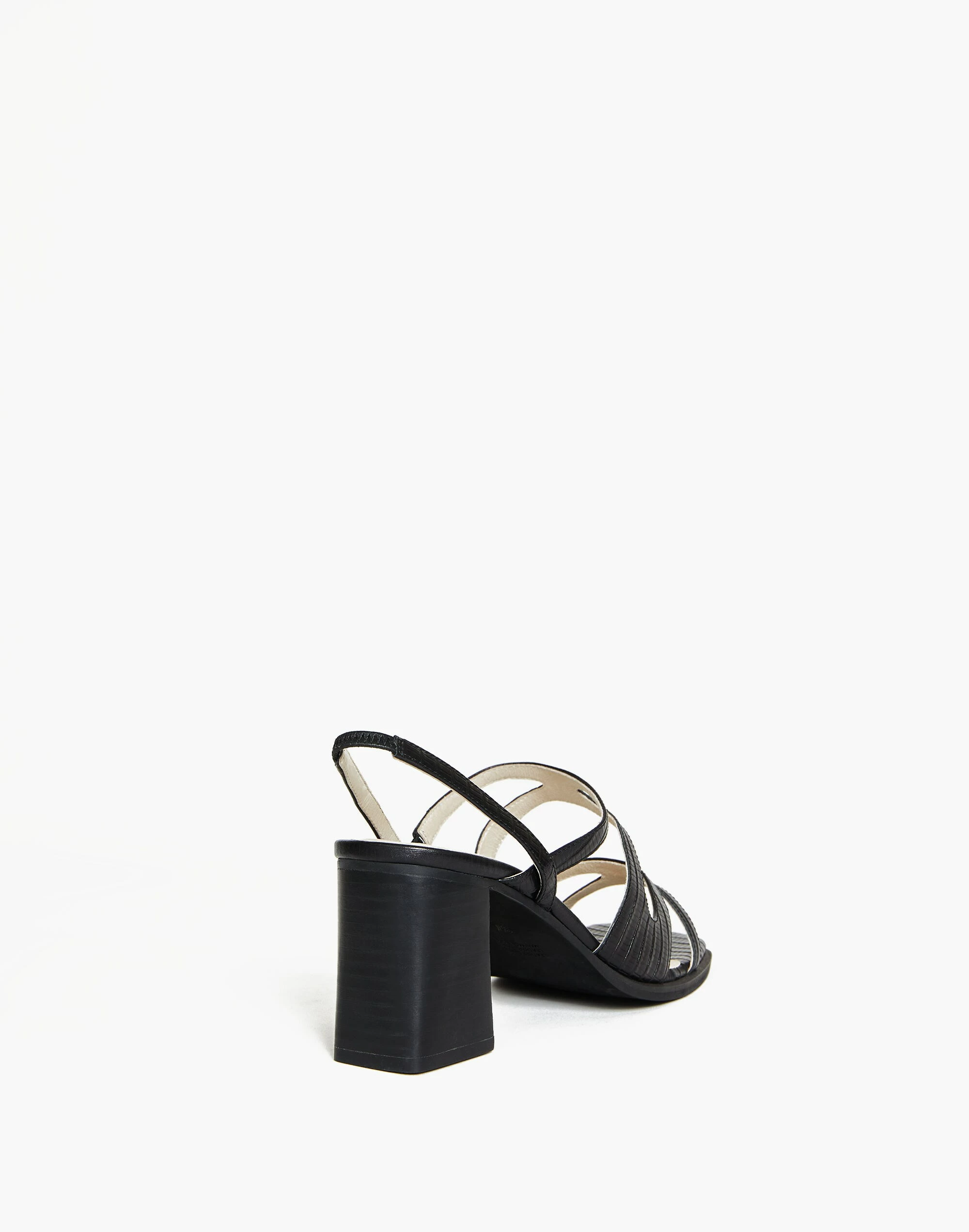 Madewell Intentionally Blank Leather If Sandals In Black - Image 3