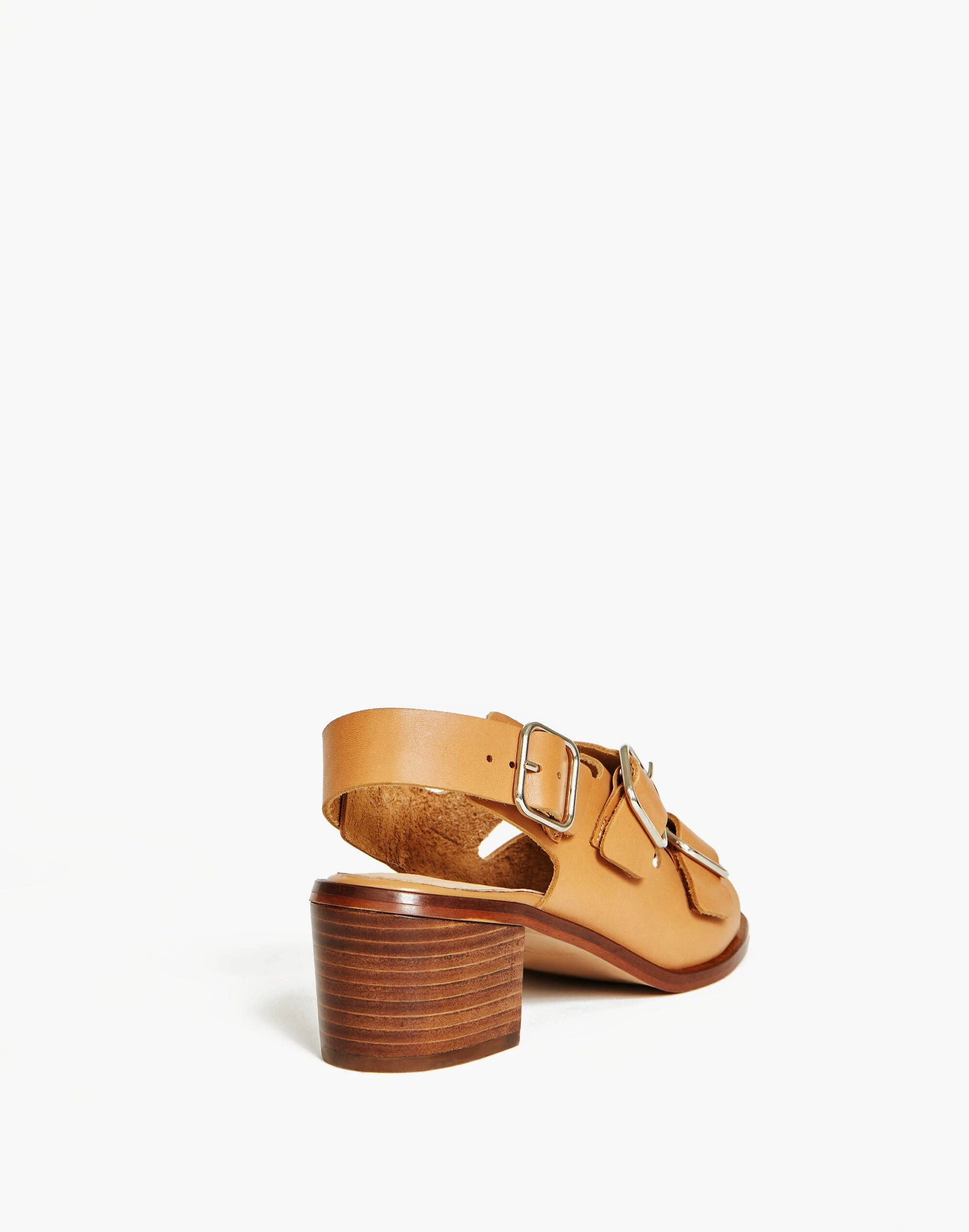 Madewell Intentionally Blank Leather Jill Sandals In Tan - Image 3