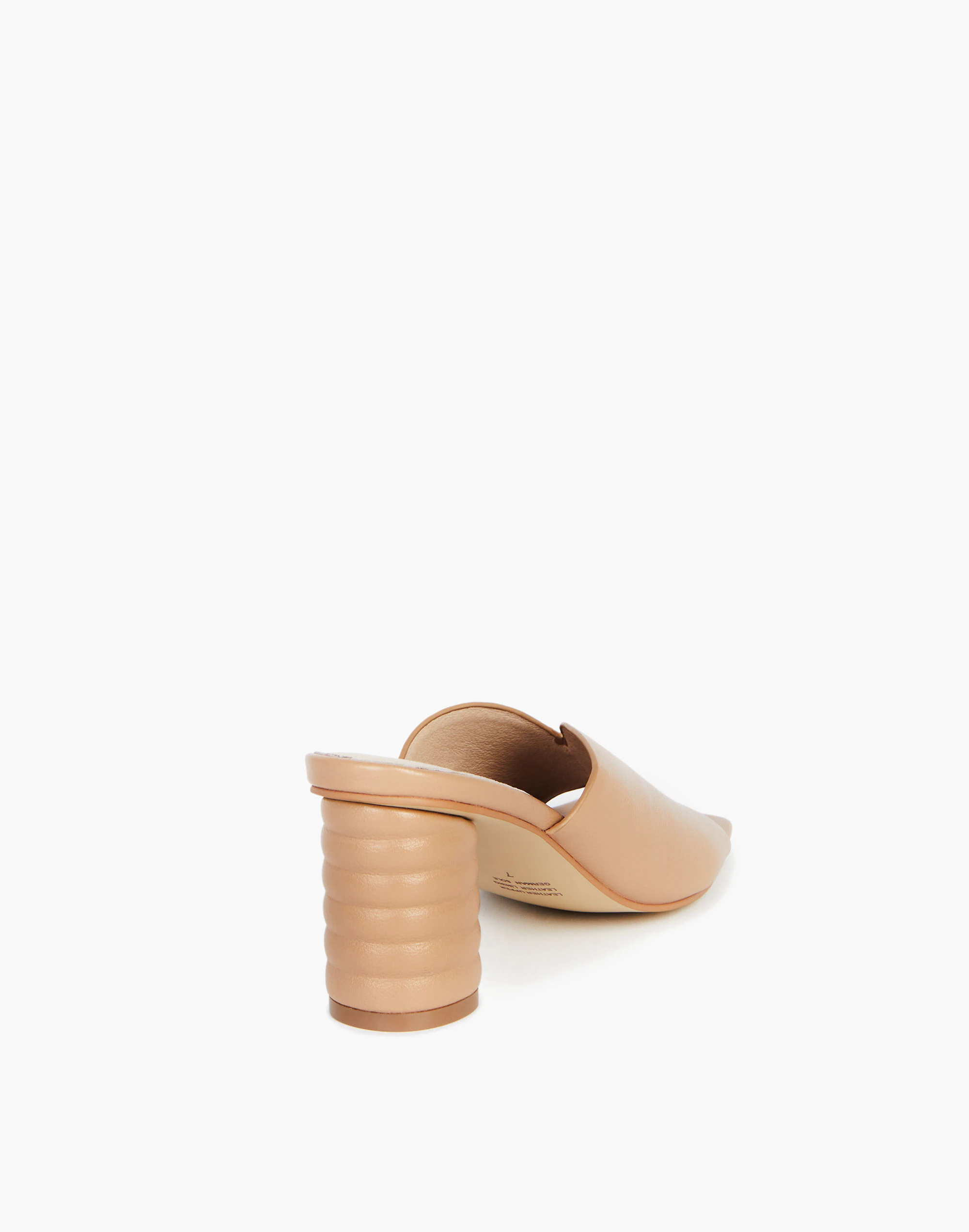 Madewell Intentionally Blank Leather Kamika Mules In Clay - Image 3