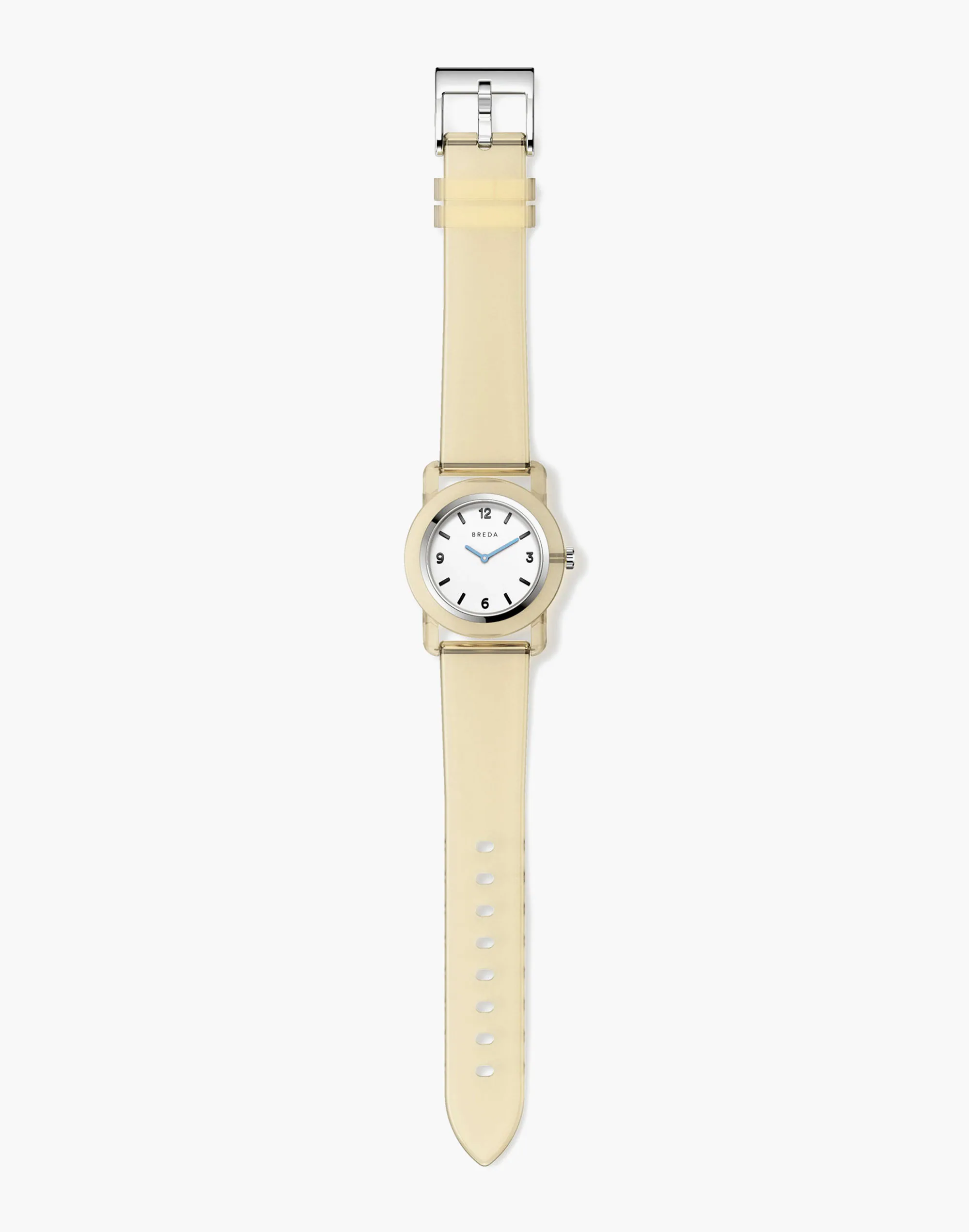 Madewell BREDA Unisex 'Play' Yellow Transparent Plastic Watch, 35mm - Image 2
