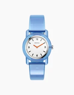 Madewell BREDA Unisex 'Play' Blue Transparent Plastic Watch, 35mm