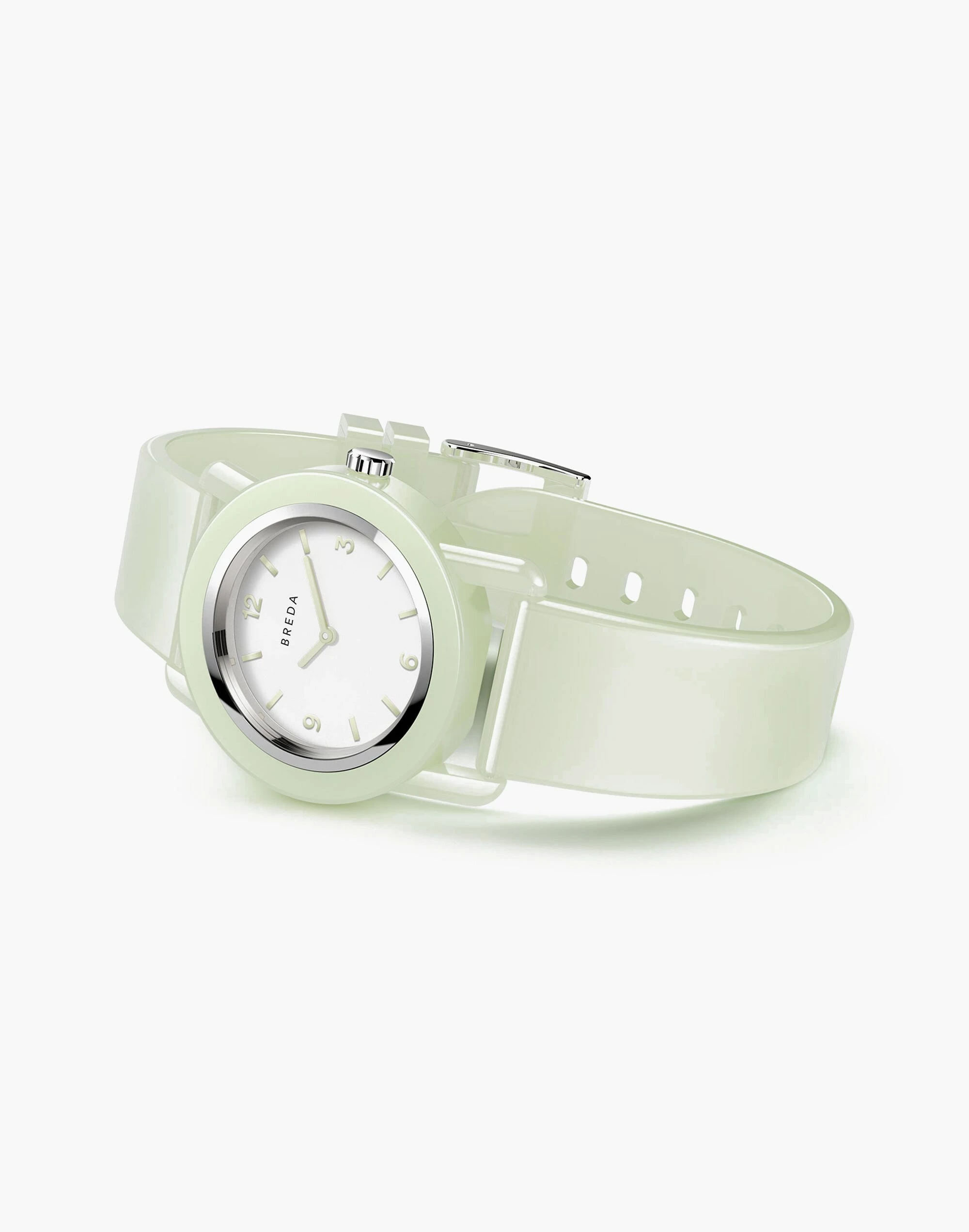 Madewell BREDA Unisex 'Play' Glow In The Dark Plastic Watch, 35mm - Image 3