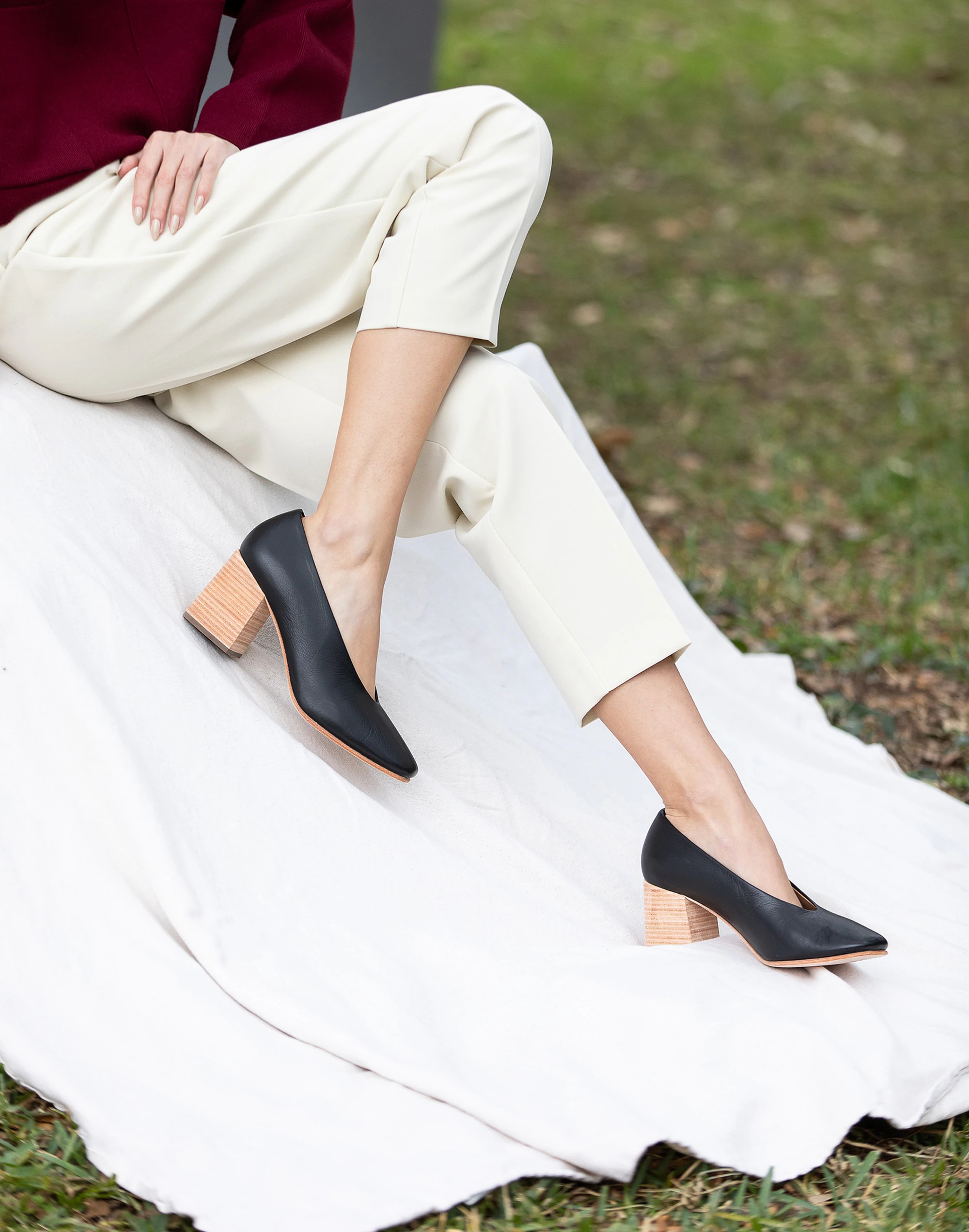 Madewell HUMA BLANCO Leather Salvador Pumps - Image 5