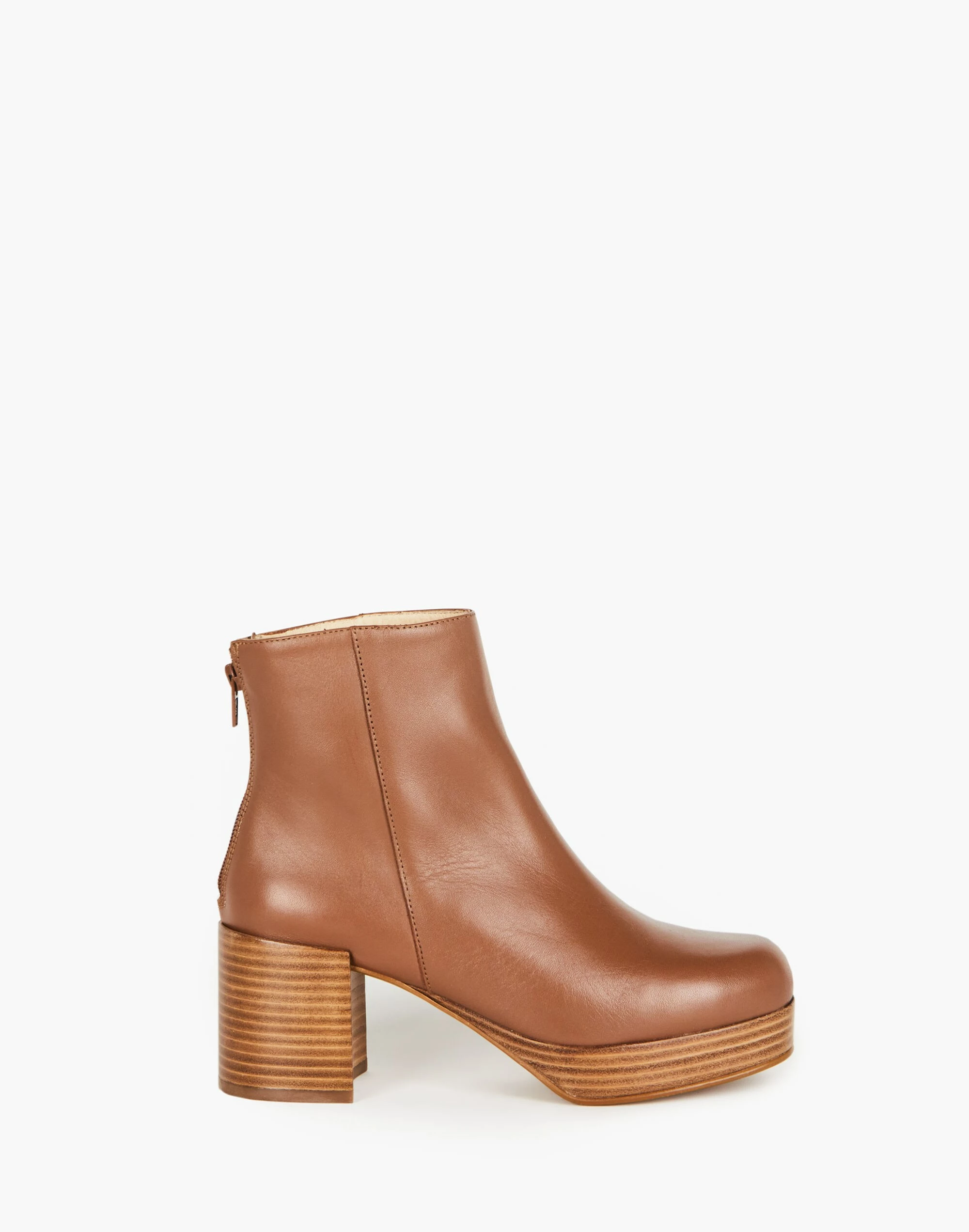 Madewell Intentionally Blank Leather Speed Platform Boots - Image 2