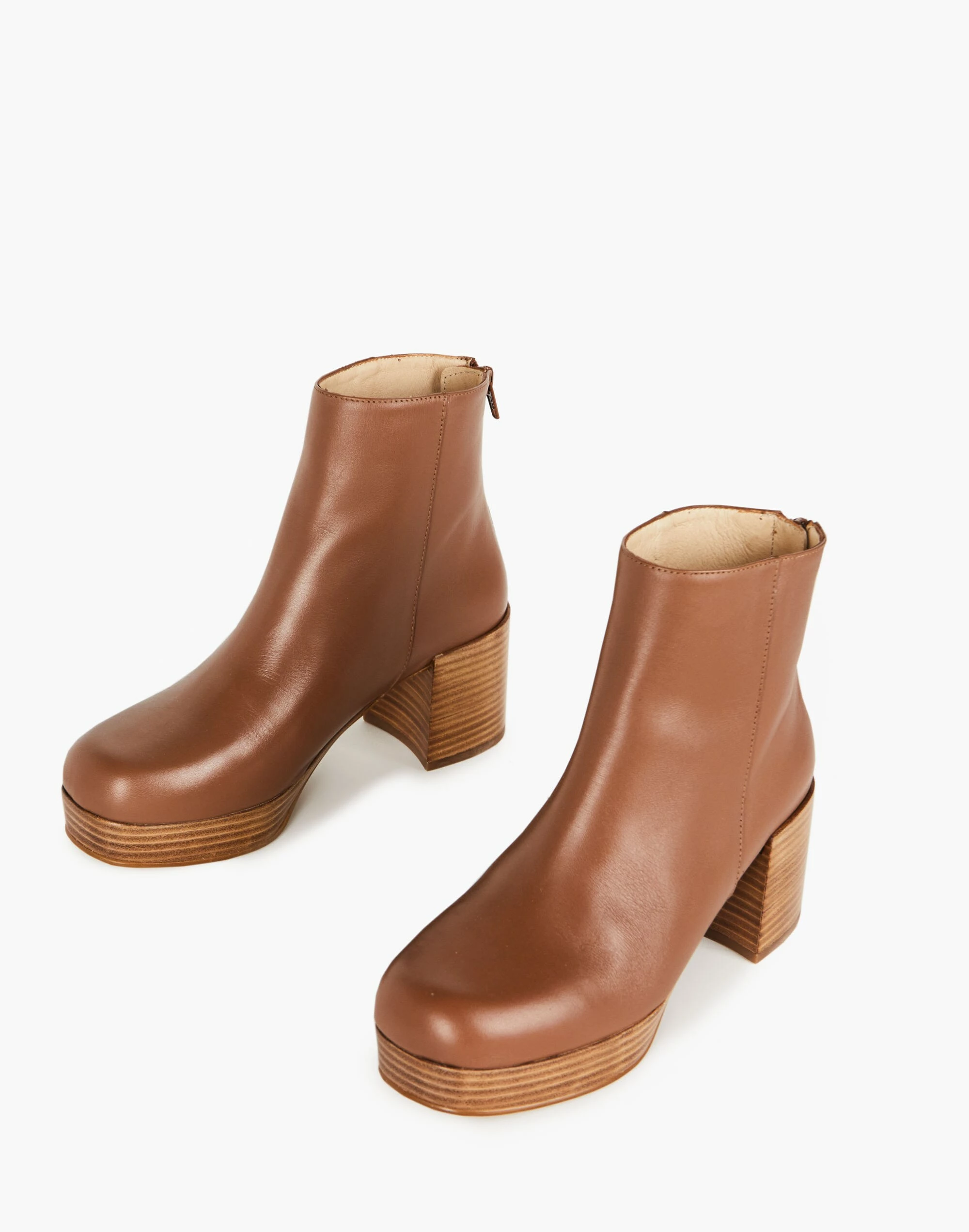 Madewell Intentionally Blank Leather Speed Platform Boots - Image 4