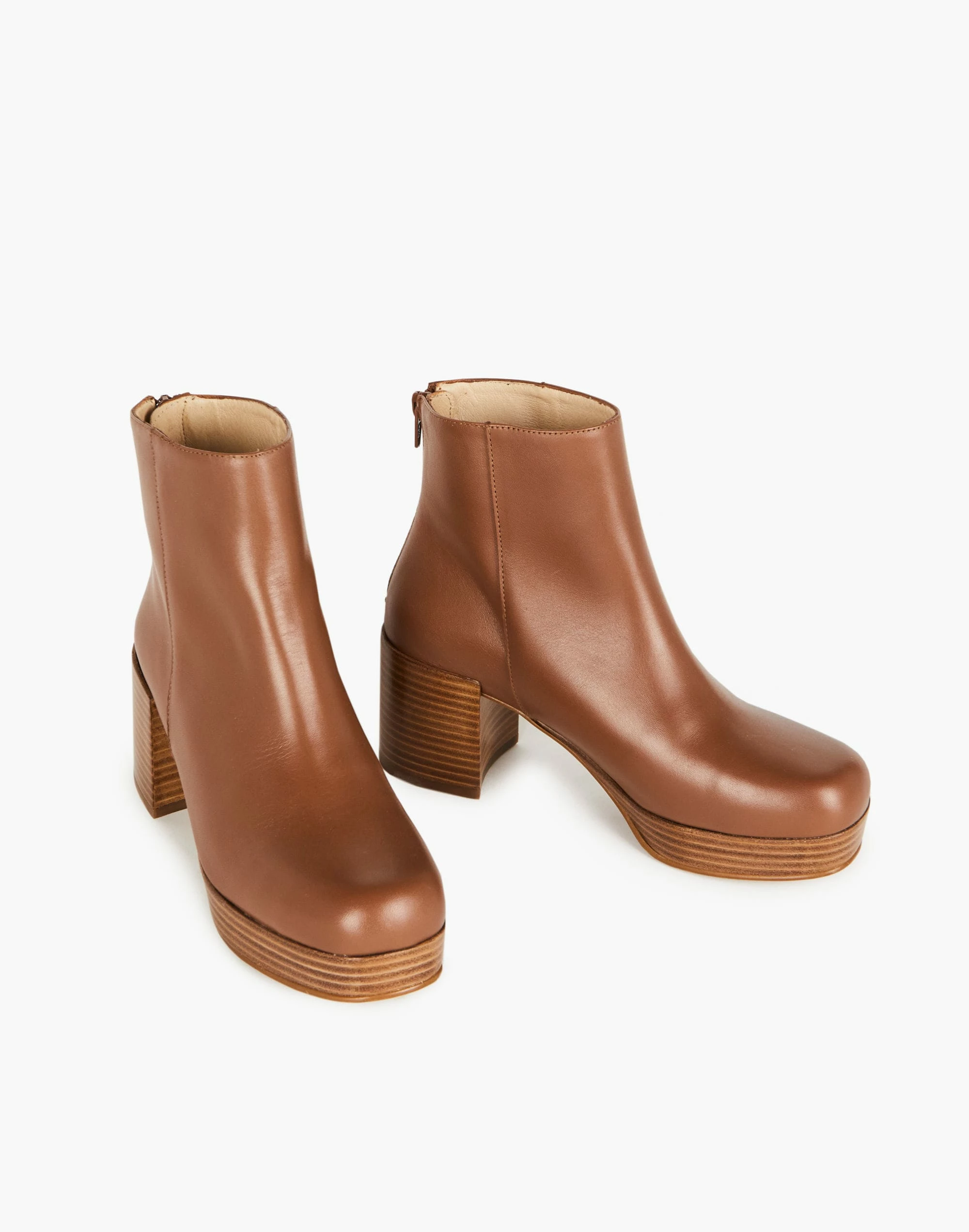 Madewell Intentionally Blank Leather Speed Platform Boots