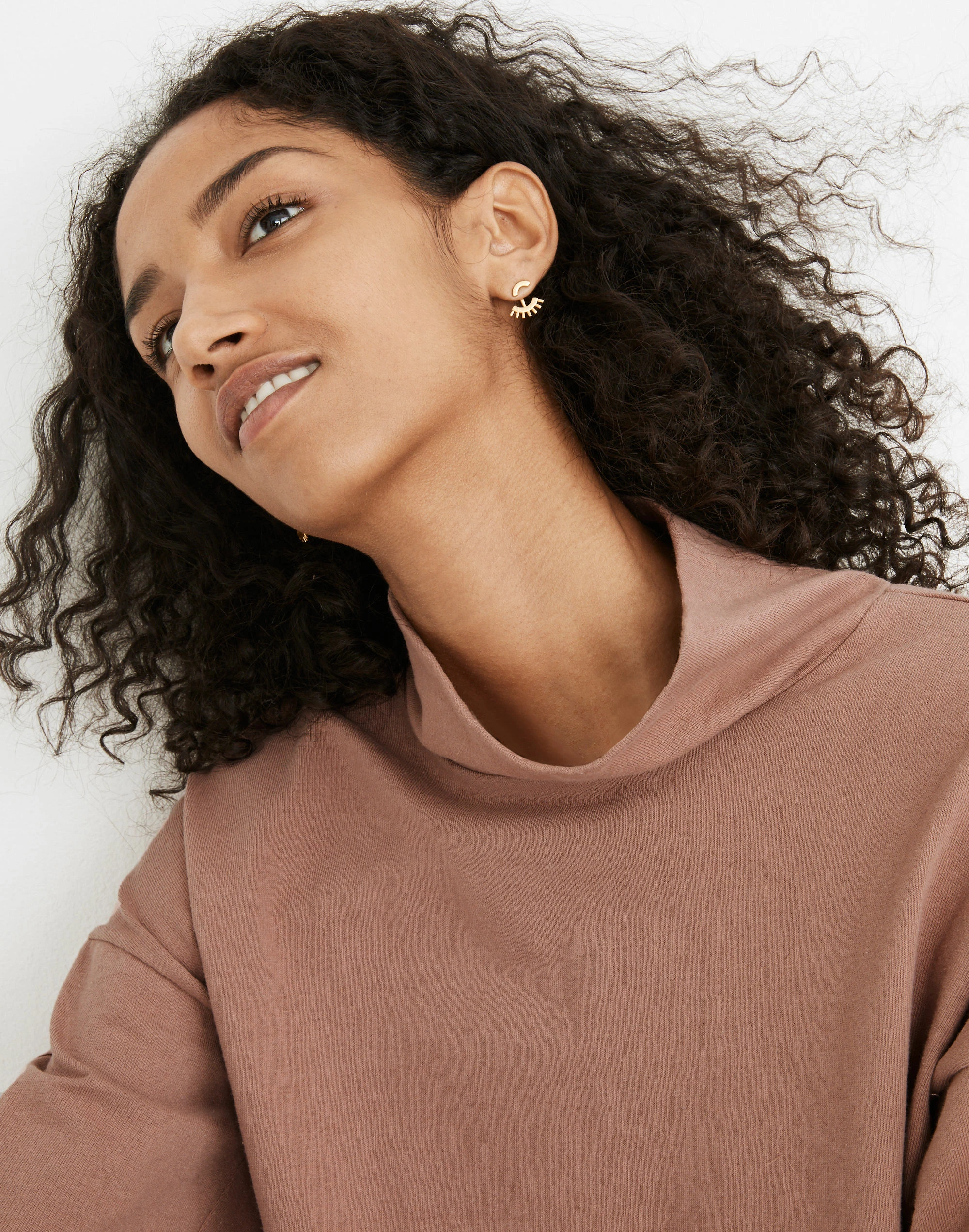 Madewell Front-Back Succulent Earrings - Image 2