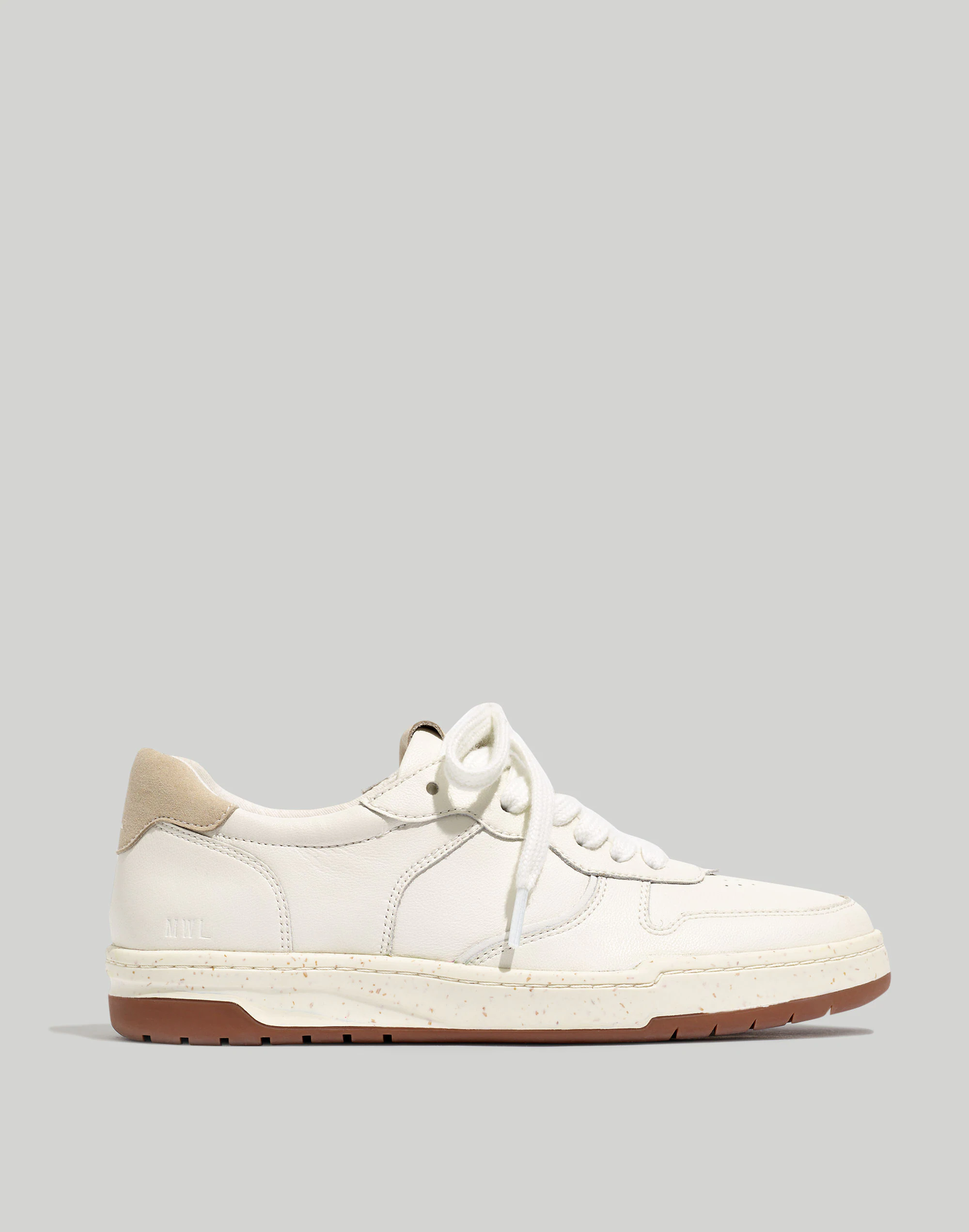 Madewell Court Sneakers In White Leather - Image 2