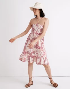 Madewell Warm Smocked Midi Dress