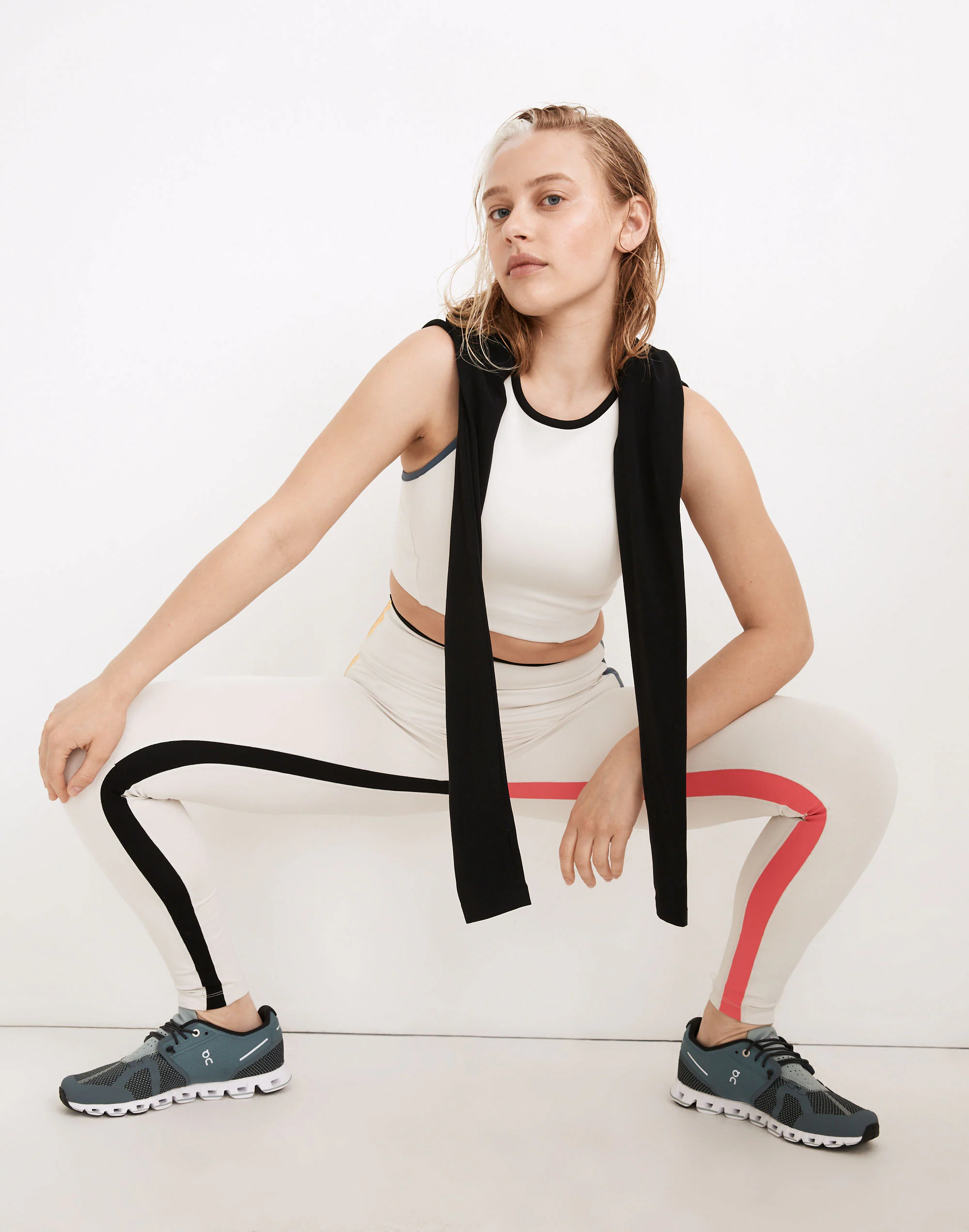 Madewell Splits59™ Techflex Sam High-Waist 7/8 Leggings In Colorblock - Image 4