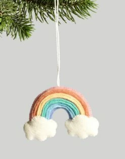 Madewell Craftspring Felt Rainbow Ornament