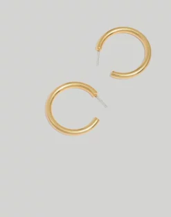 Madewell Chunky Medium Hoop Earrings