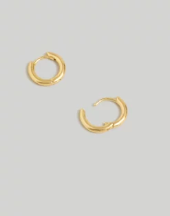 Madewell Skinny Huggie Hoop Earrings