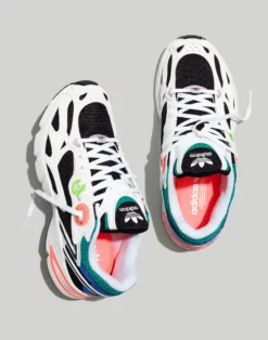 Madewell Adidas® Retropy E5 Sneakers In Orbit Green And Silver