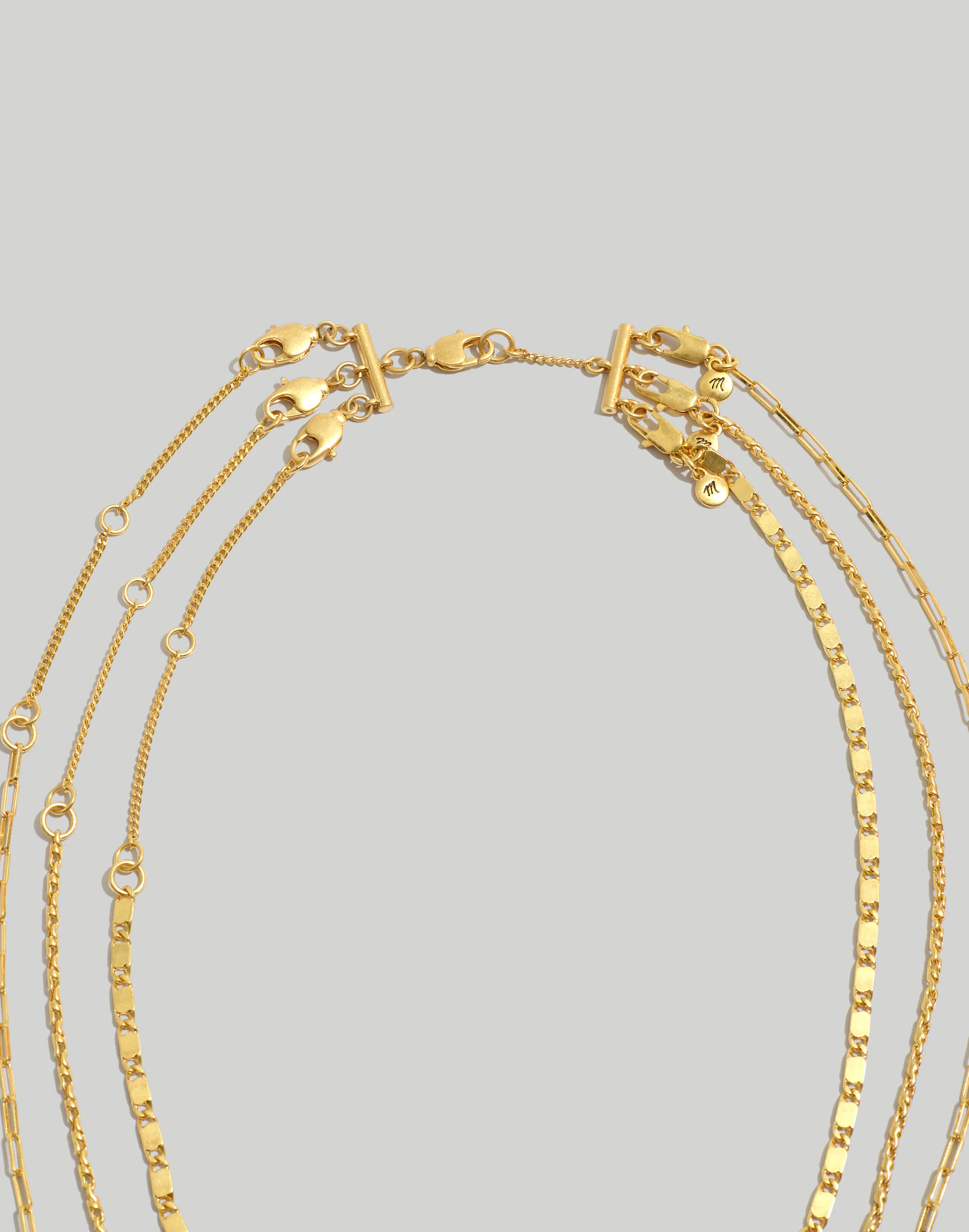 Madewell Two-Pack Necklace Layering Clasps