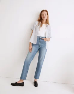 Madewell The Perfect Vintage Straight Jean In Montville Wash