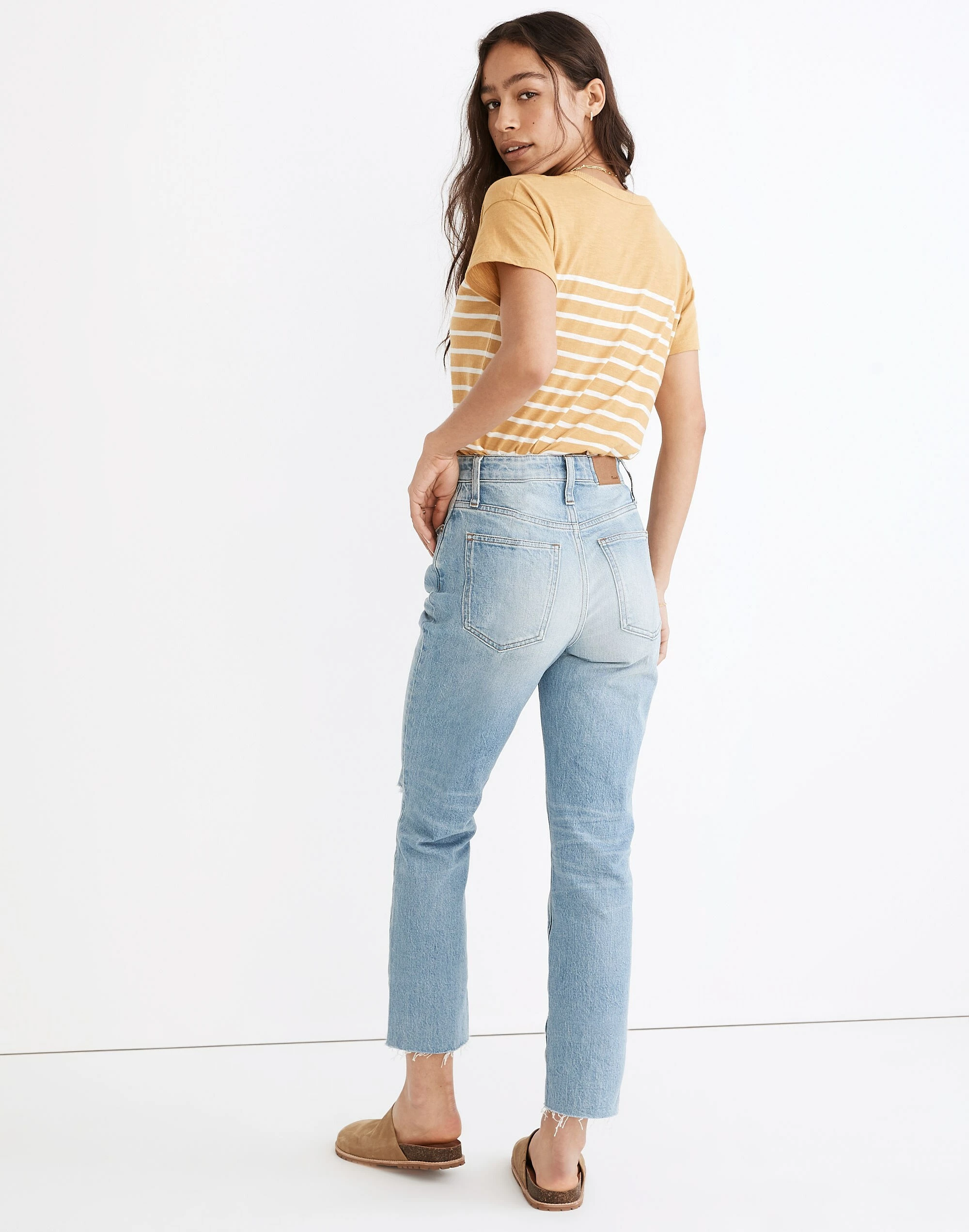 Madewell The Curvy Perfect Vintage Jean In Coney Wash: Destroyed Edition - Image 2