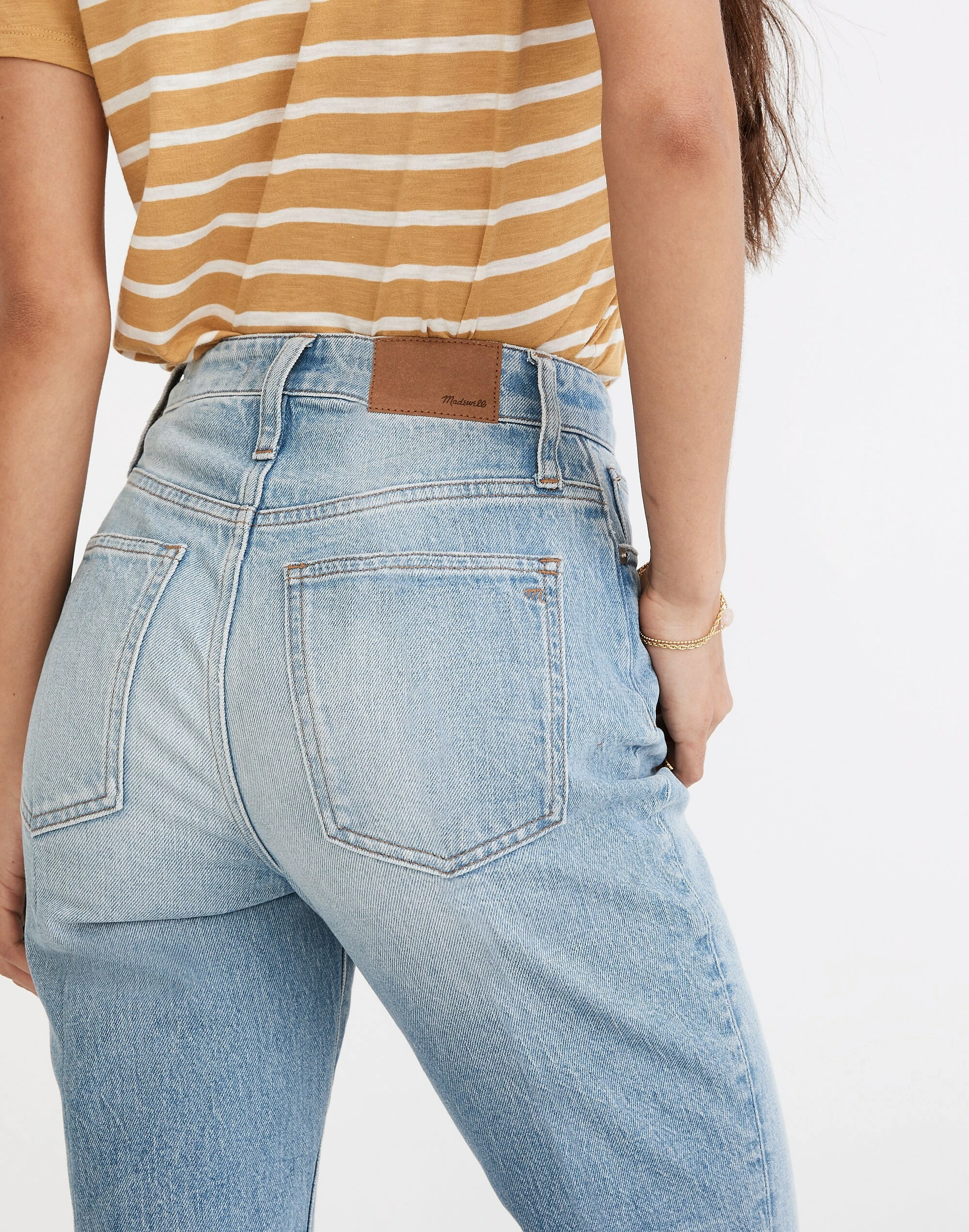 Madewell The Curvy Perfect Vintage Jean In Coney Wash: Destroyed Edition - Image 3