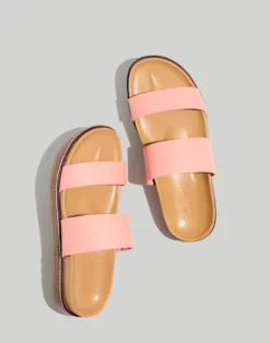 Madewell The Charley Double-Strap Slide Sandal