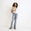 Madewell Low-Rise Skinny Flare Jeans In Kinsman Wash