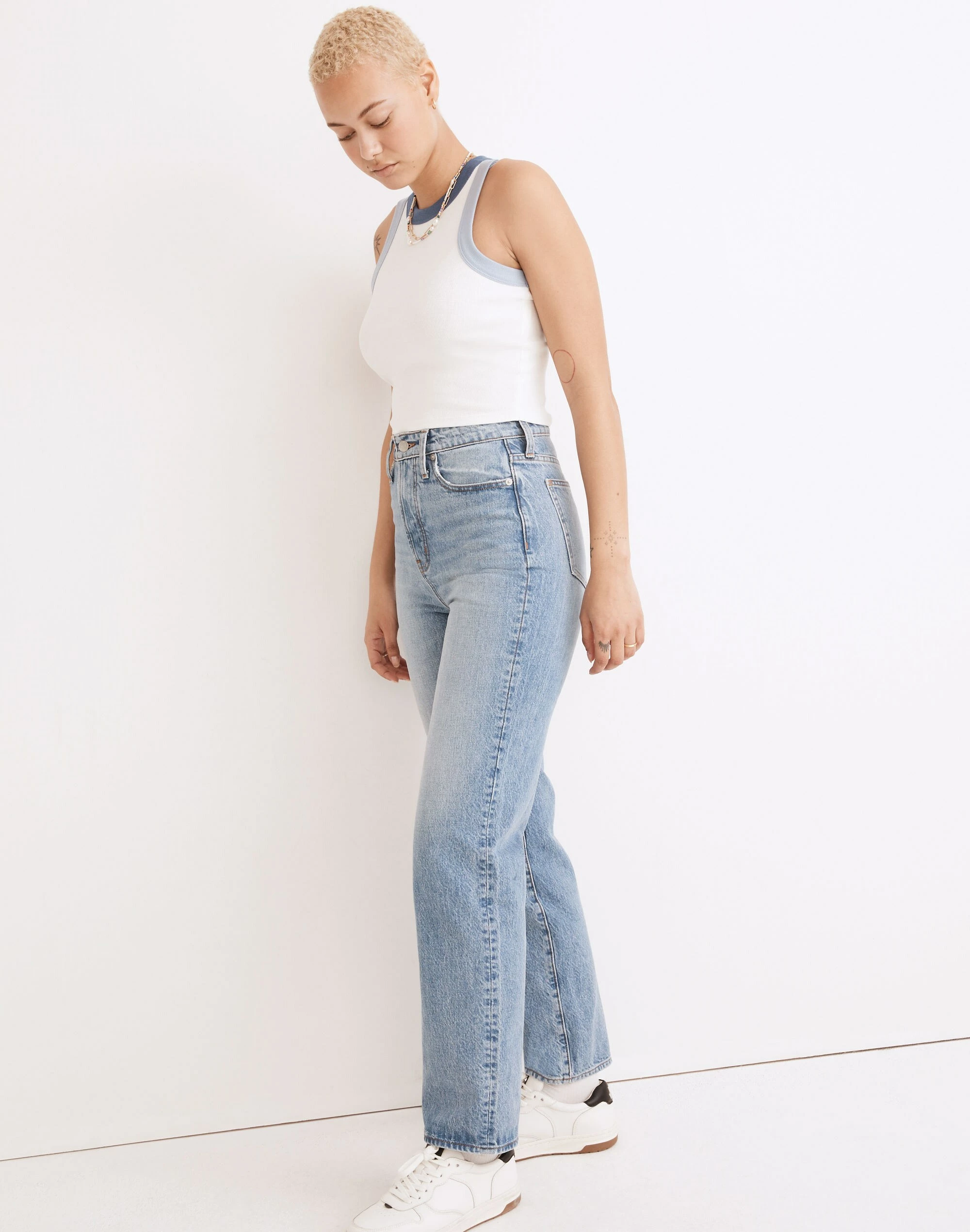 Madewell The Curvy Perfect Vintage Straight Jean In Seyland Wash - Image 2