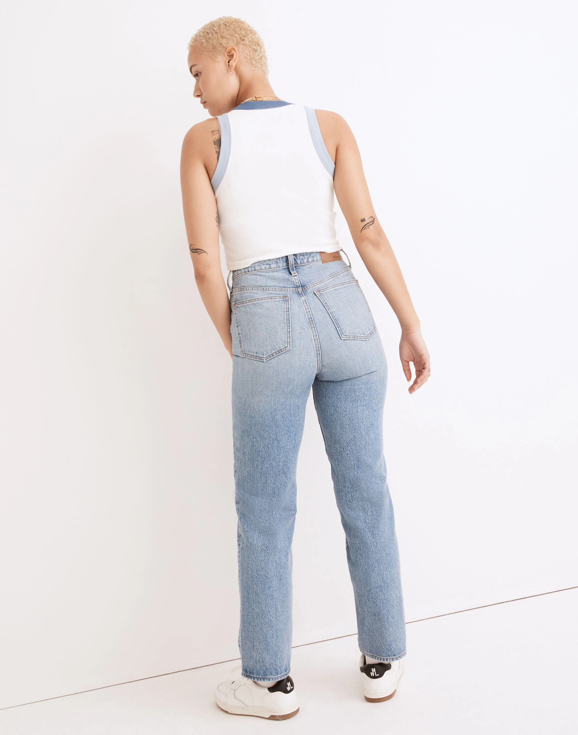 Madewell The Curvy Perfect Vintage Straight Jean In Seyland Wash - Image 3