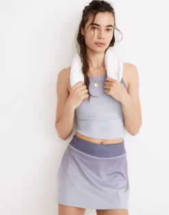 Madewell MWL Flex Cutout-Back Tank In Ombré Print