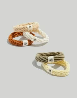 Madewell Five-Pack Skinny Scrunchies