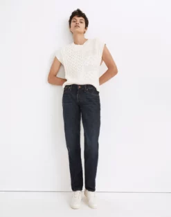 Madewell The Perfect Vintage Straight Jean In Lilycrest Wash
