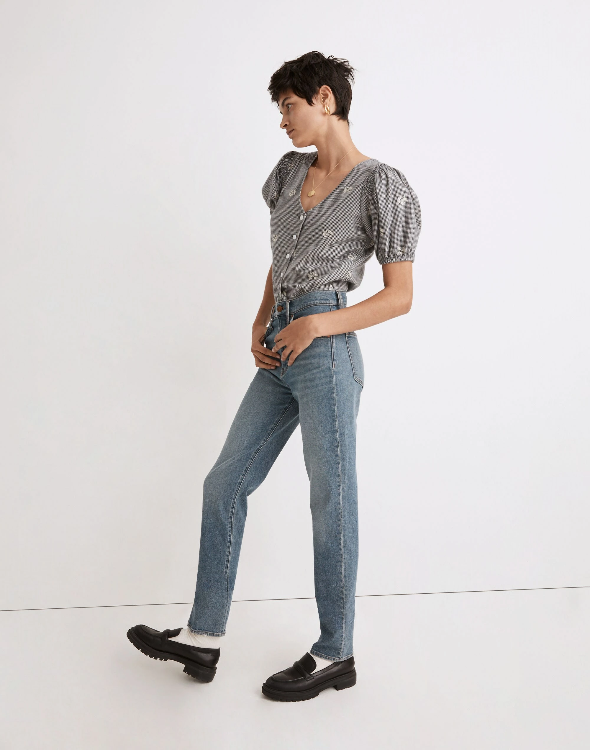 Madewell The Perfect Vintage Full-Length Jean In Valewood Wash - Image 2