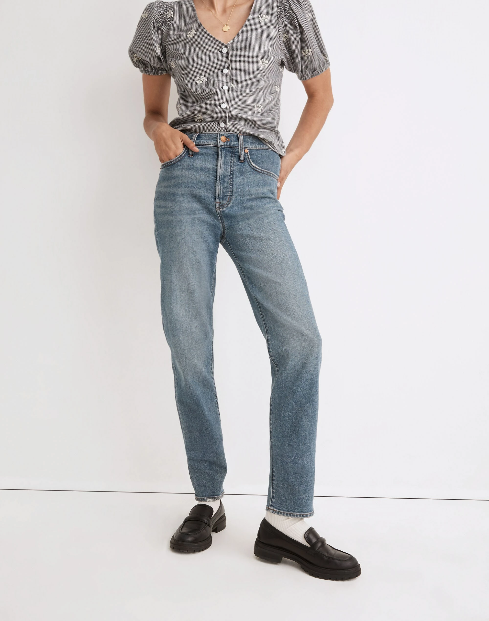 Madewell The Perfect Vintage Full-Length Jean In Valewood Wash - Image 4