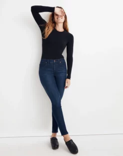 Madewell 8" Skinny Jeans In Amesbury Wash: TENCEL™ Denim Edition