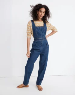 Madewell Tapered Overalls In Dunson Wash