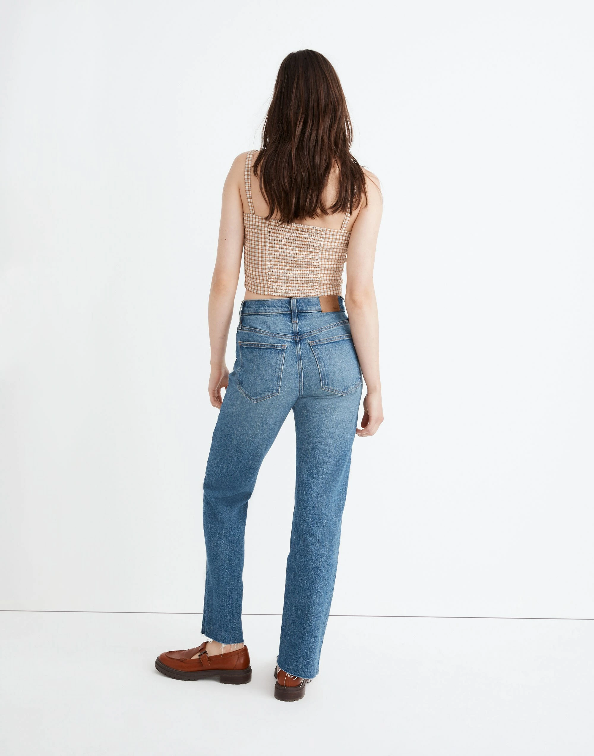 Madewell The Perfect Vintage Straight Jean In Edgerton Wash: Cross-Tab Edition - Image 3