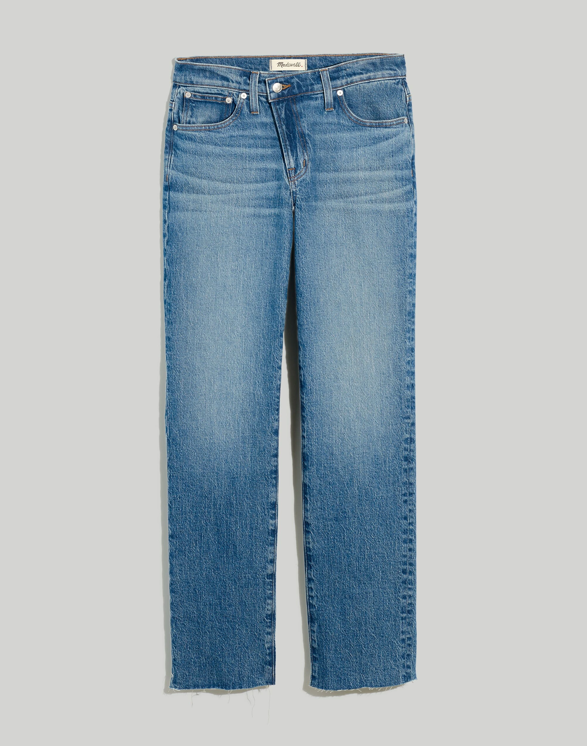 Madewell The Perfect Vintage Straight Jean In Edgerton Wash: Cross-Tab Edition - Image 5