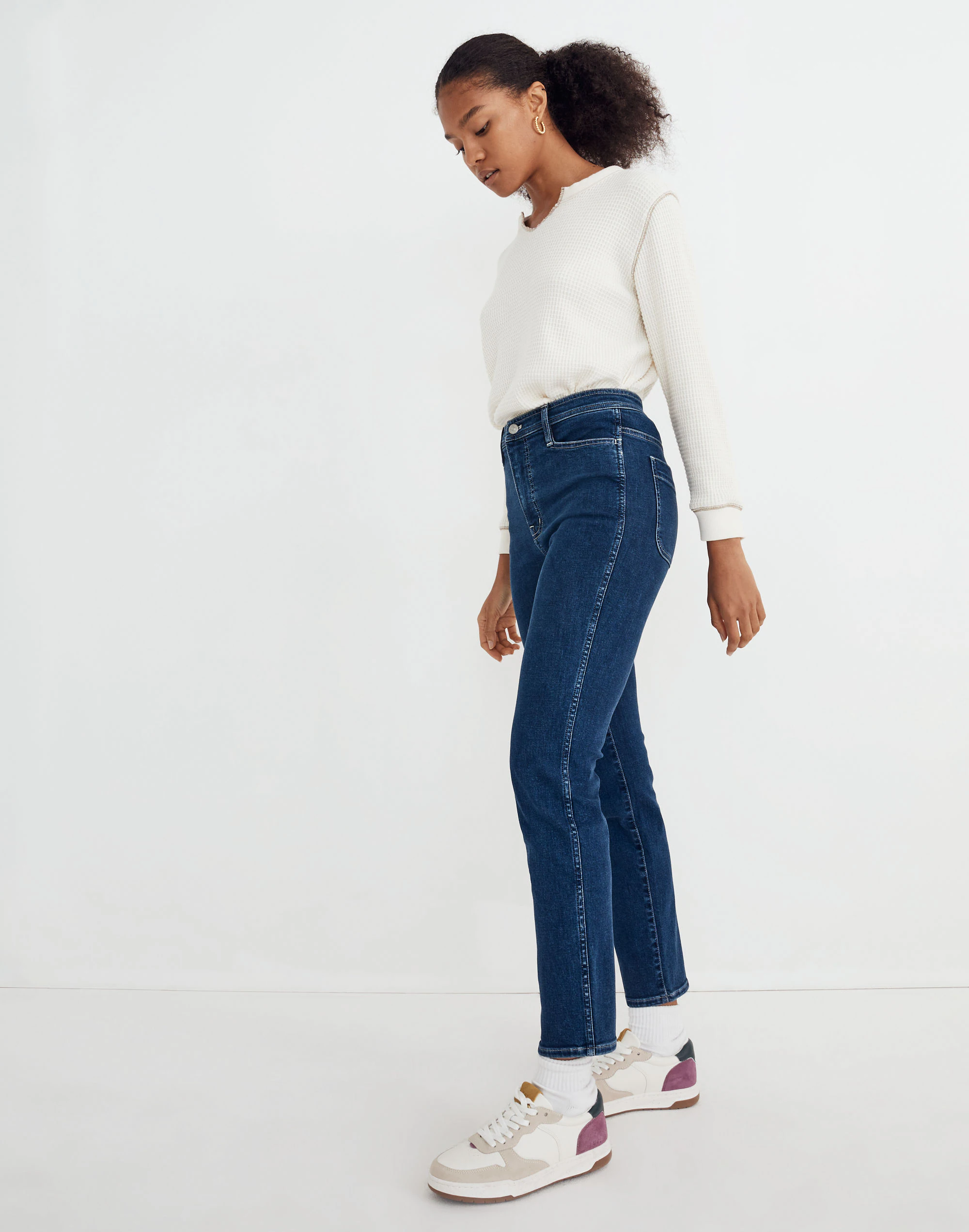Madewell High-Rise Slim Straight Jeans In Bryston Wash: Workwear Edition - Image 2
