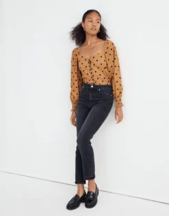 Madewell The High-Rise Slim Boyjean In Darrel Wash