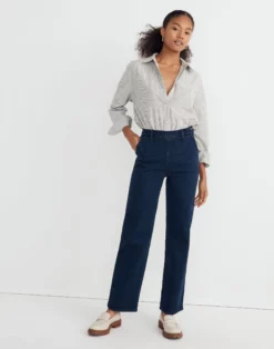 Madewell The Perfect Vintage Wide-Leg Jean In Bradley Wash: Retro Edition