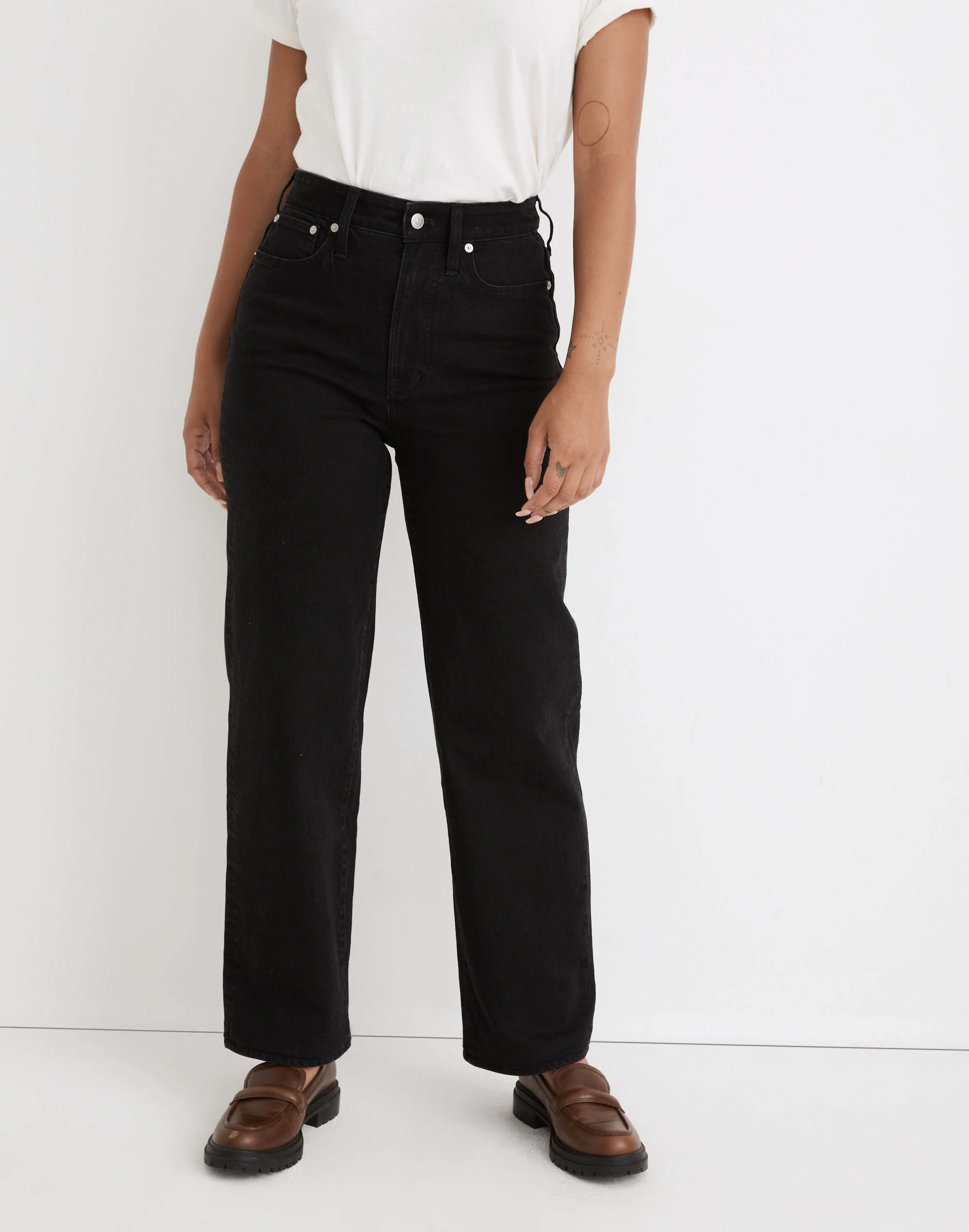 Madewell The Curvy Perfect Vintage Wide-Leg Jean In Belmere Wash - Image 4