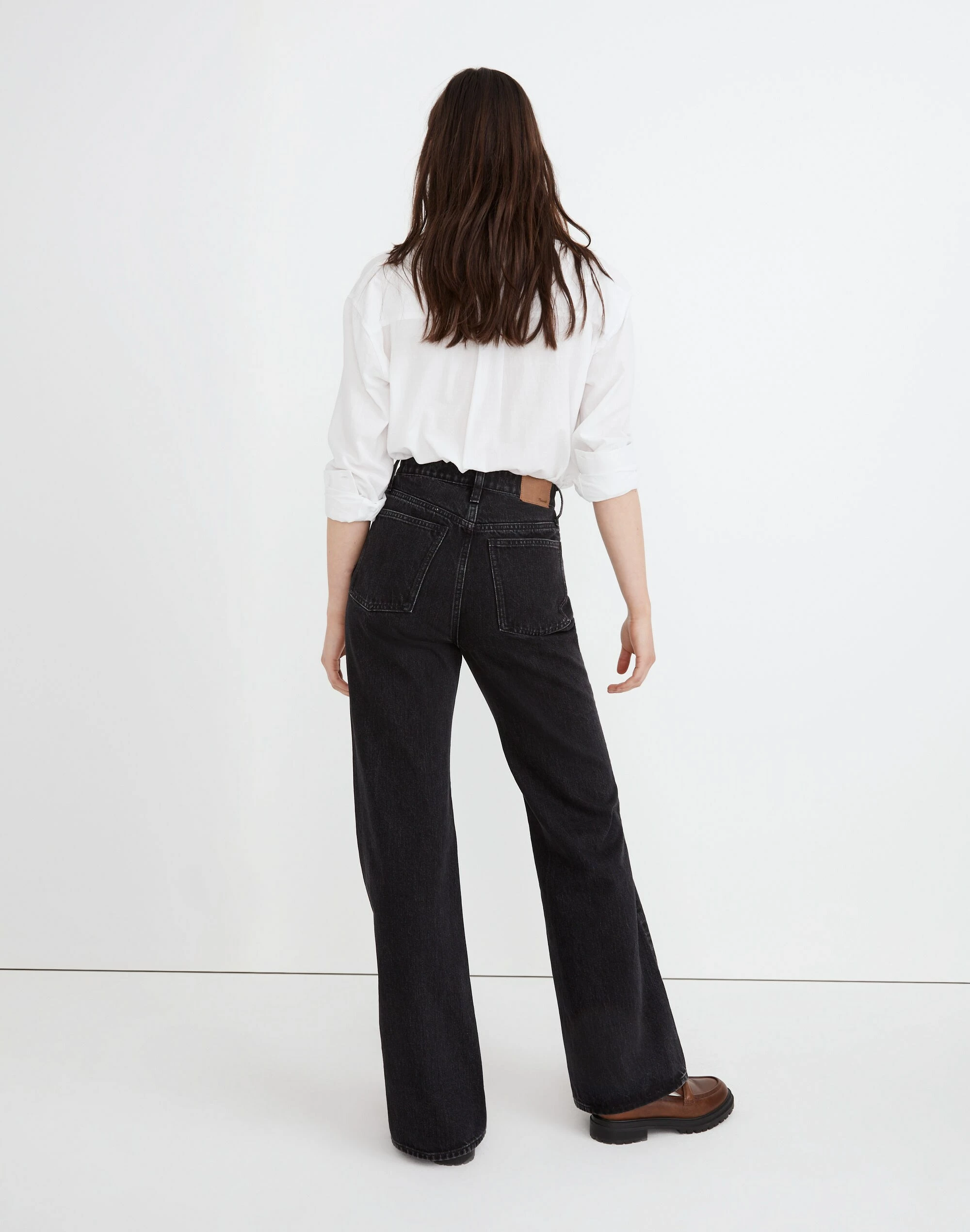 Madewell Baggy Flare Jeans In Lunar Wash - Image 3