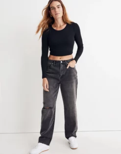 Madewell The Dadjean In Randall Wash: Ripped Edition