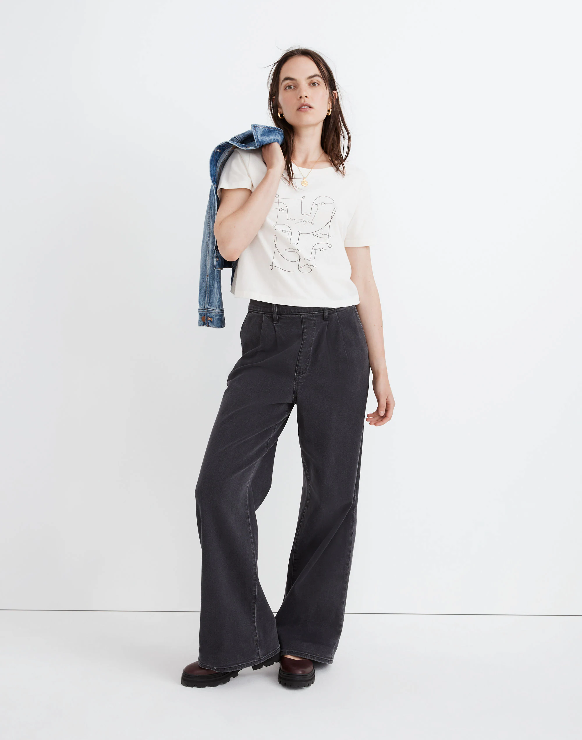 Madewell Superwide-Leg Jeans In Bessemer Wash