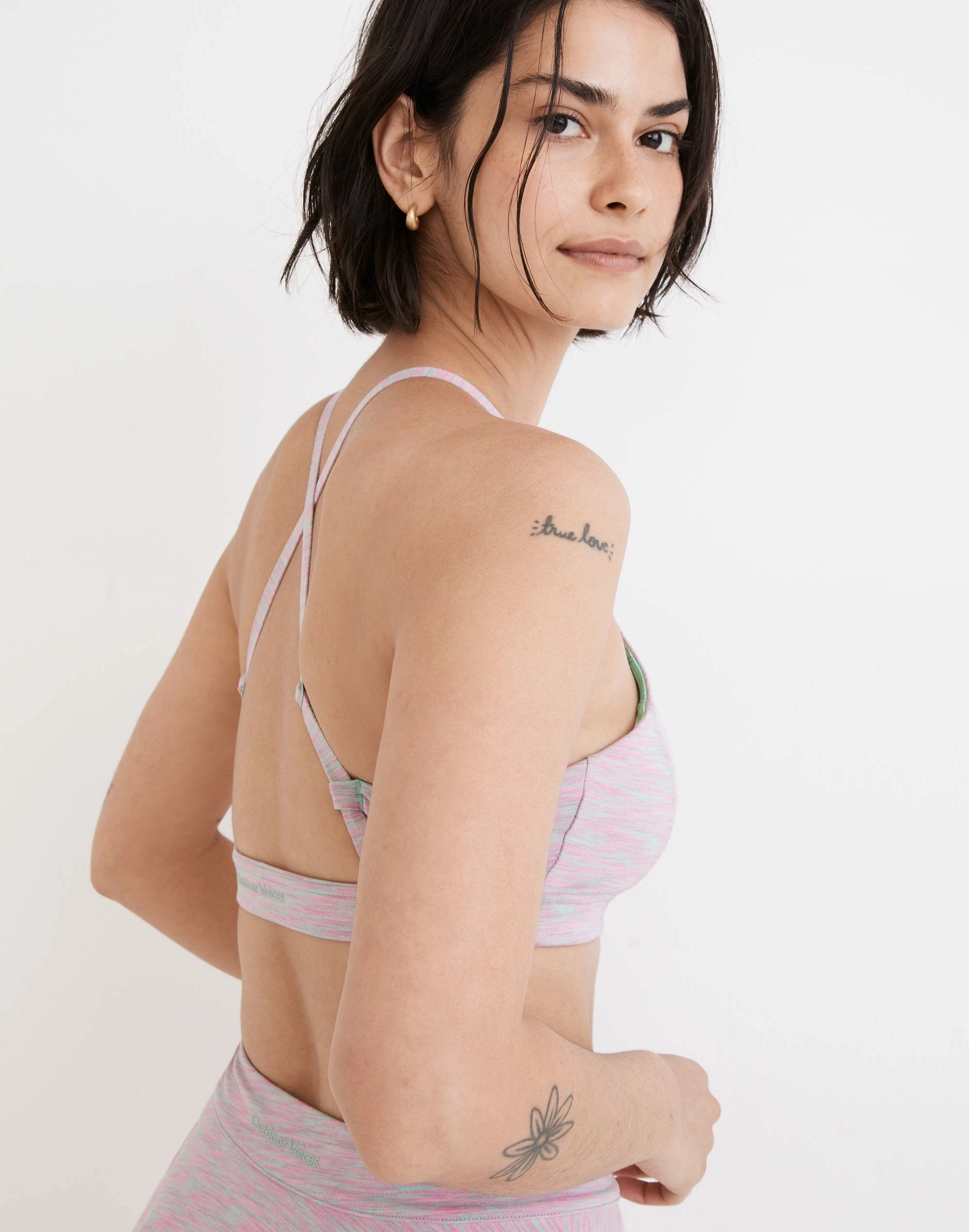 Madewell Outdoor Voices Flow Strappy Sports Bra - Image 3