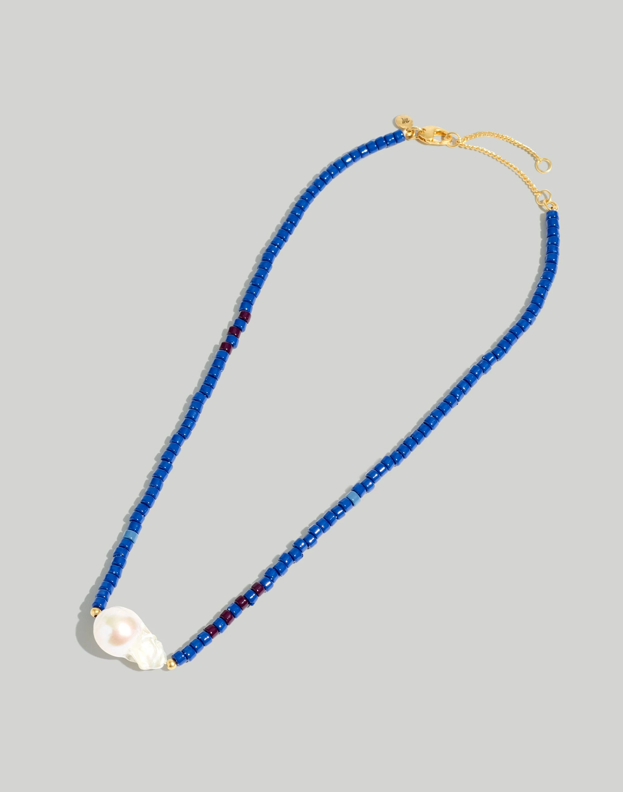 Madewell Freshwater Baroque Pearl Beaded Necklace - Image 3