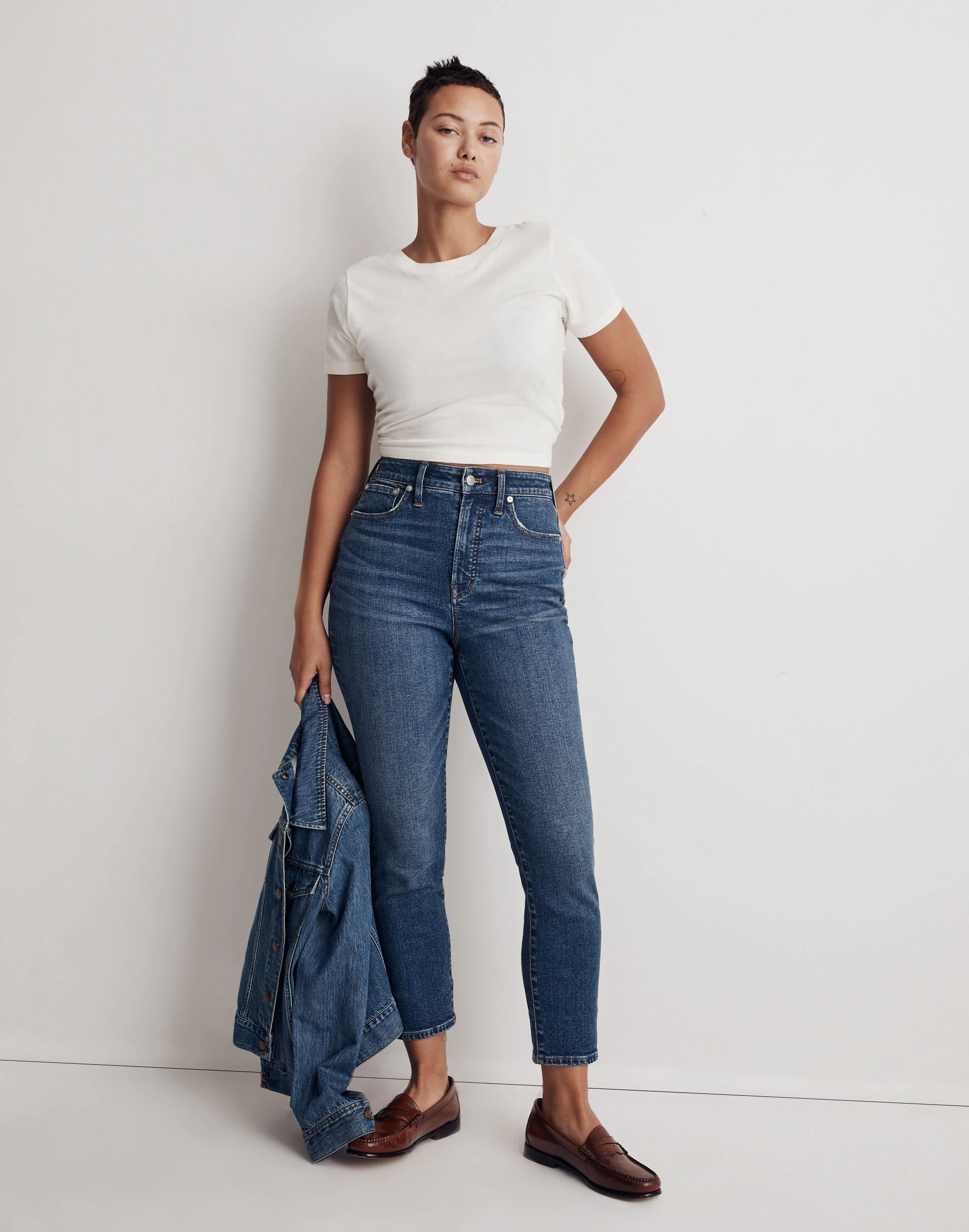 Madewell The Curvy Perfect Vintage Jean In Manorford Wash: Instacozy Edition