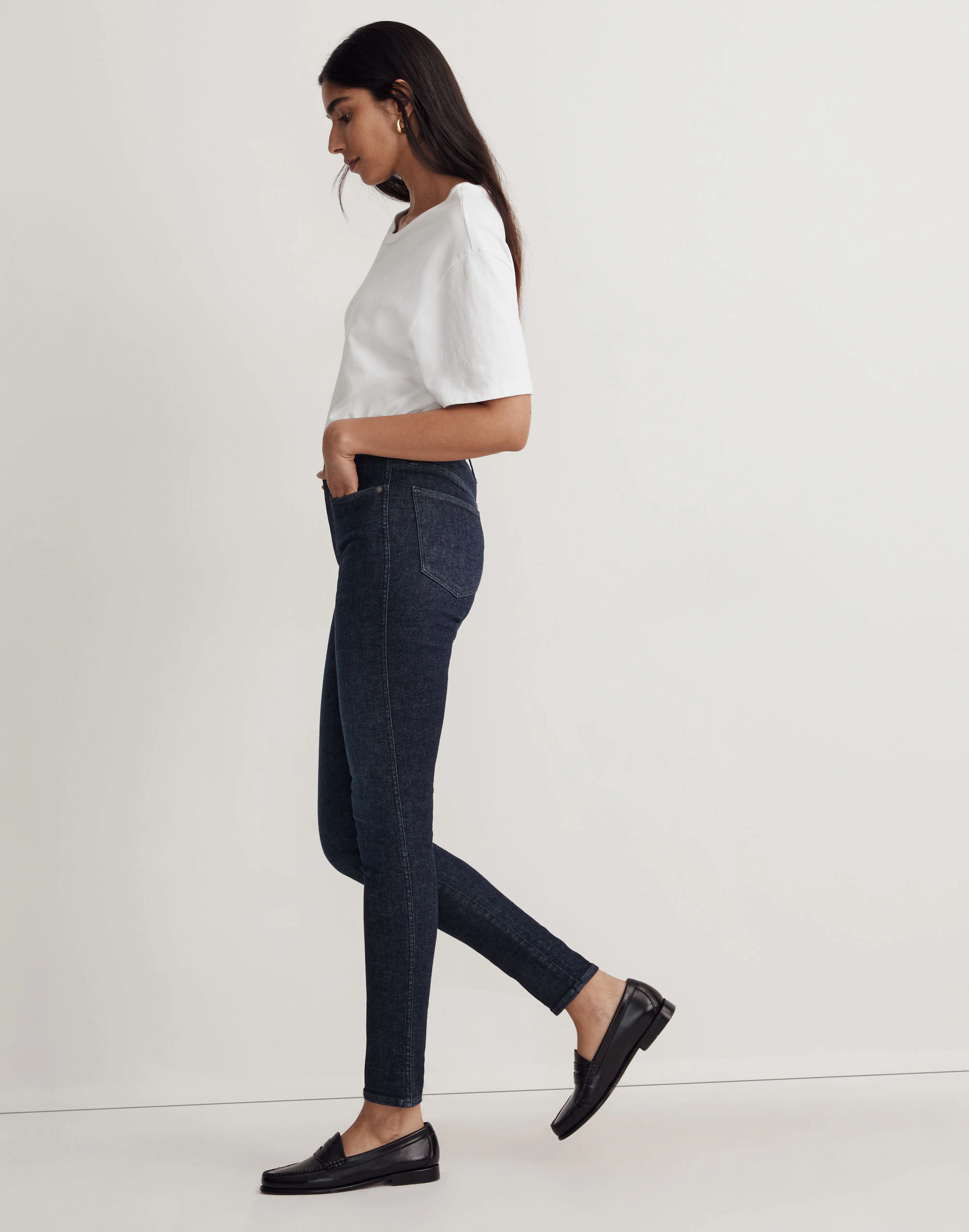 Madewell 10" High-Rise Skinny Jeans In Bensley Wash - Image 2